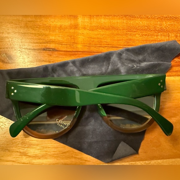 CELINE Shadow Sunglasses 41026/S Green Brown 58/16/150 - Picture 2 of 8